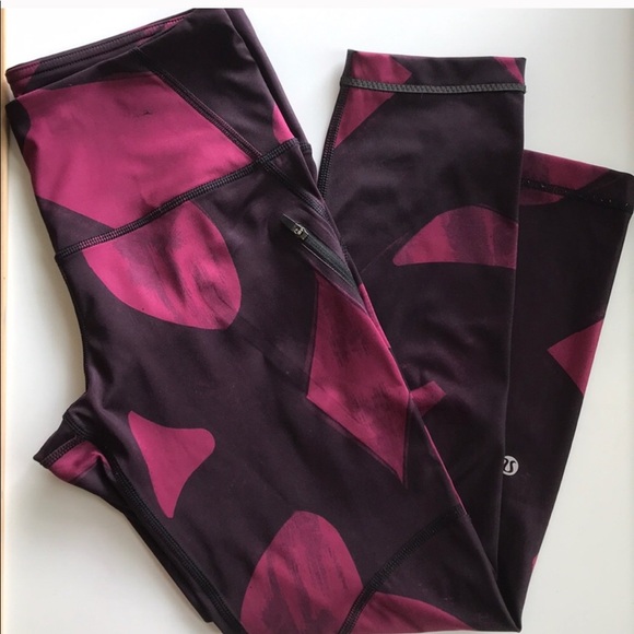 lululemon athletica Pants - NWOT Lululemon All Sport Crop Sz 6 dashing purple